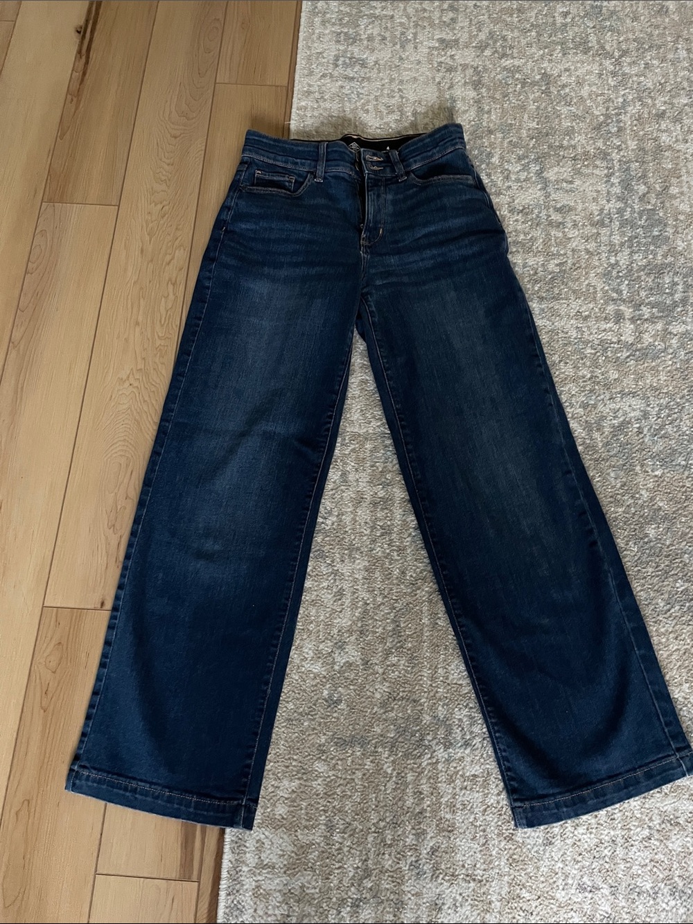 St. John's Bay Dark Blue Wide-Leg Jeans
